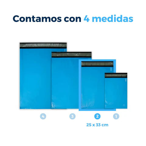 25 x 33 cm - Blue Shipping Bags