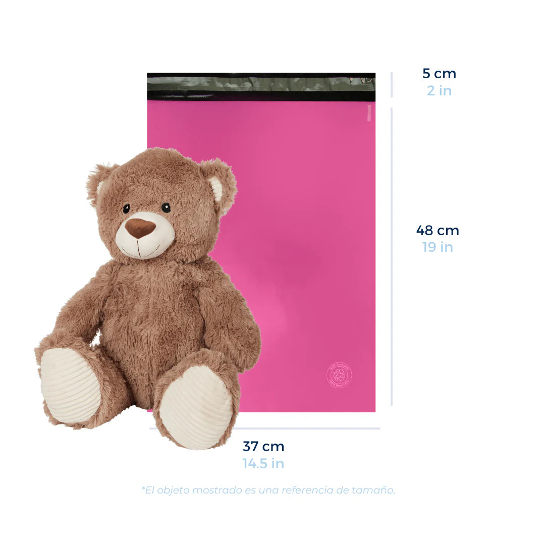 Bolsas de envío rosas de 37 x 48 cm