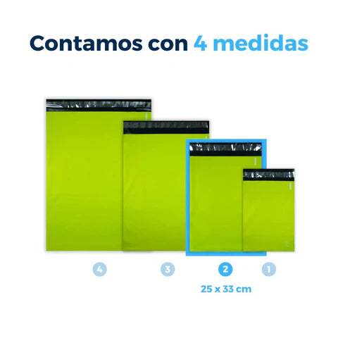 25 x 33 cm - Green Shipping Bags