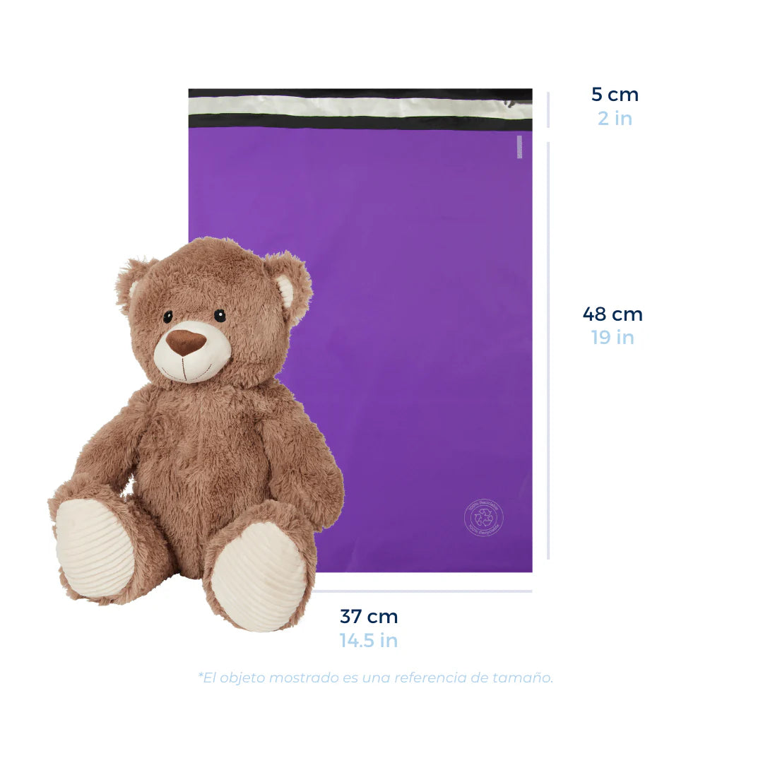 37 x 48 cm - Purple Shipping Bags