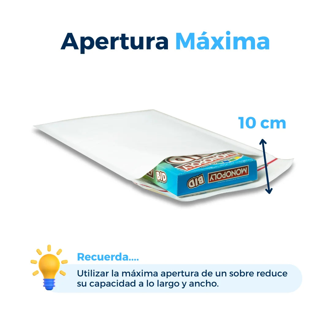 15 x 25 cm - #0 White Bubble Envelopes