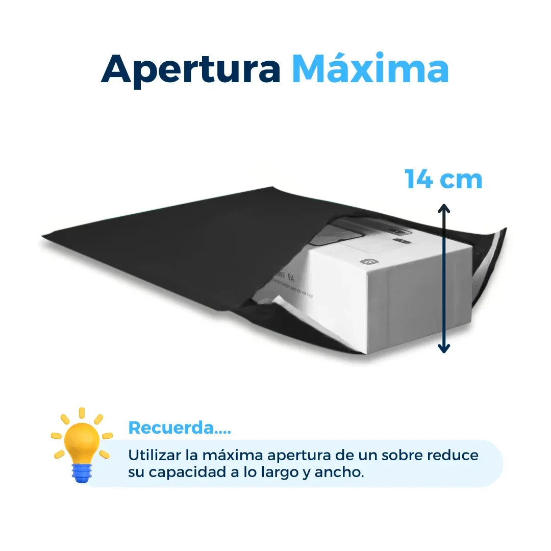 21 x 30 cm - Sobres de burbujas negros n.° 2