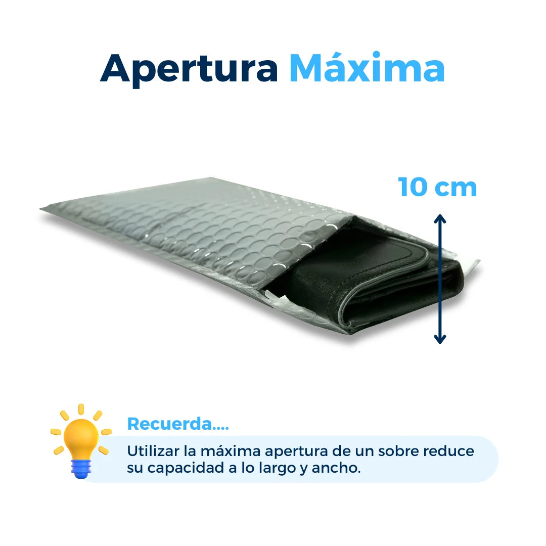 15 x 25 cm - #0 Silver Bubble Envelopes