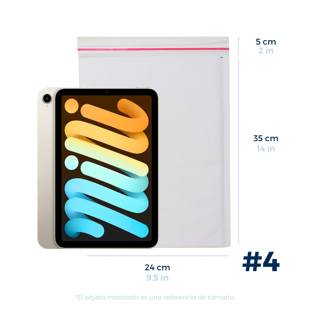 24 x 35 cm - #4 White Bubble Envelopes