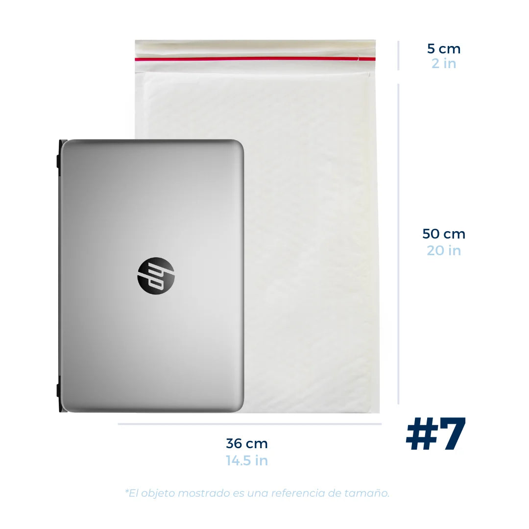 36 x 50 cm - #7 White Bubble Envelopes