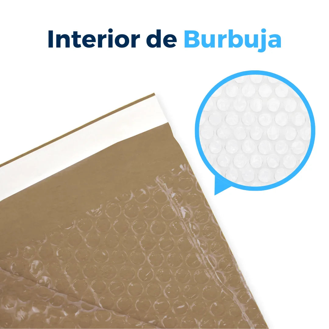 Sobres de burbujas Kraft n.° 5 de 26 x 40 cm