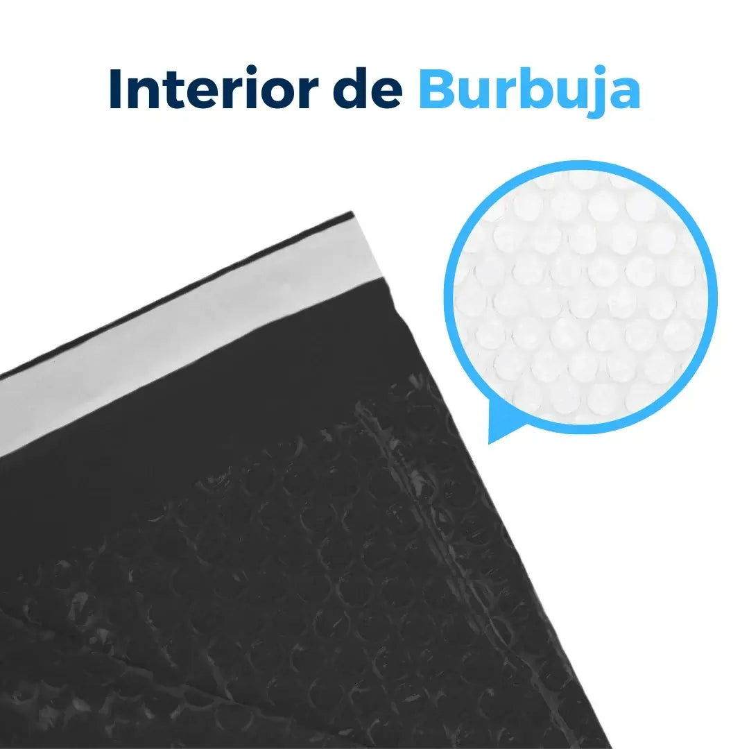 26 x 40 cm - #5 Black Bubble Envelopes