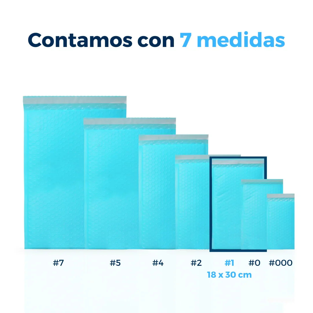 18 x 30 cm - #1 Blue Bubble Envelopes