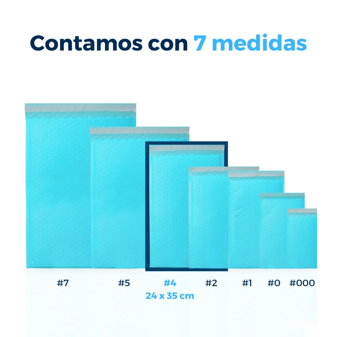 24 x 35 cm - #4 Blue Bubble Envelopes