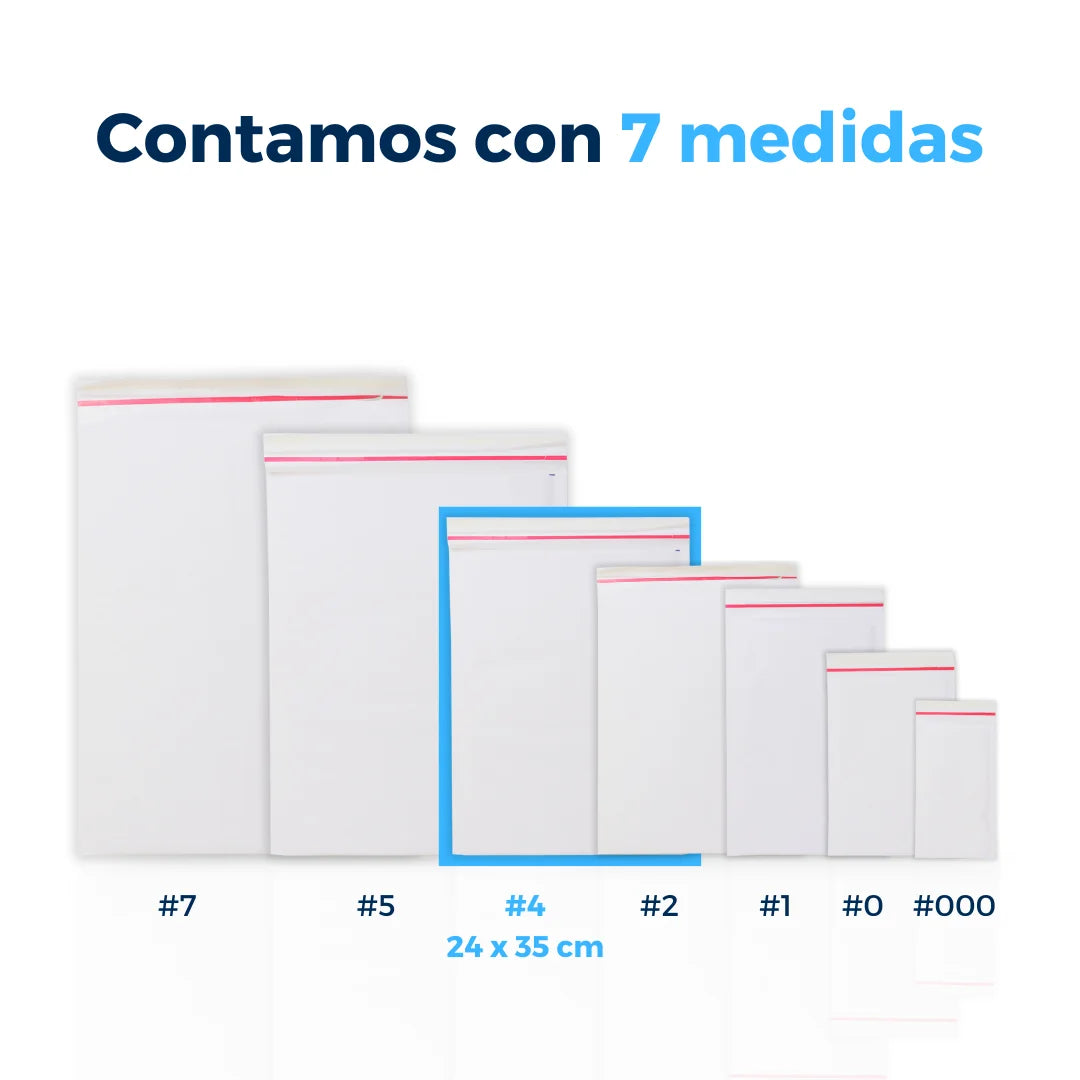 24 x 35 cm - #4 White Bubble Envelopes