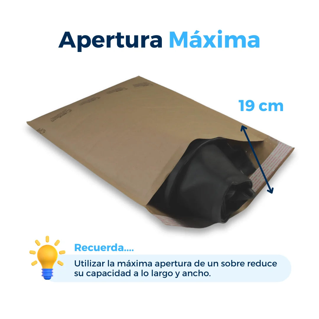 Sobres de burbujas Kraft n.° 5 de 26 x 40 cm