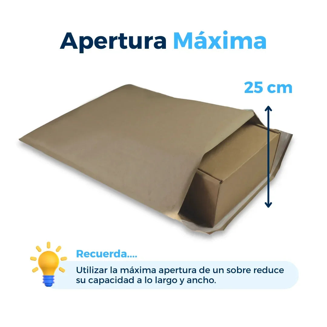 Sobres de burbujas Kraft n.° 7 de 36 x 50 cm