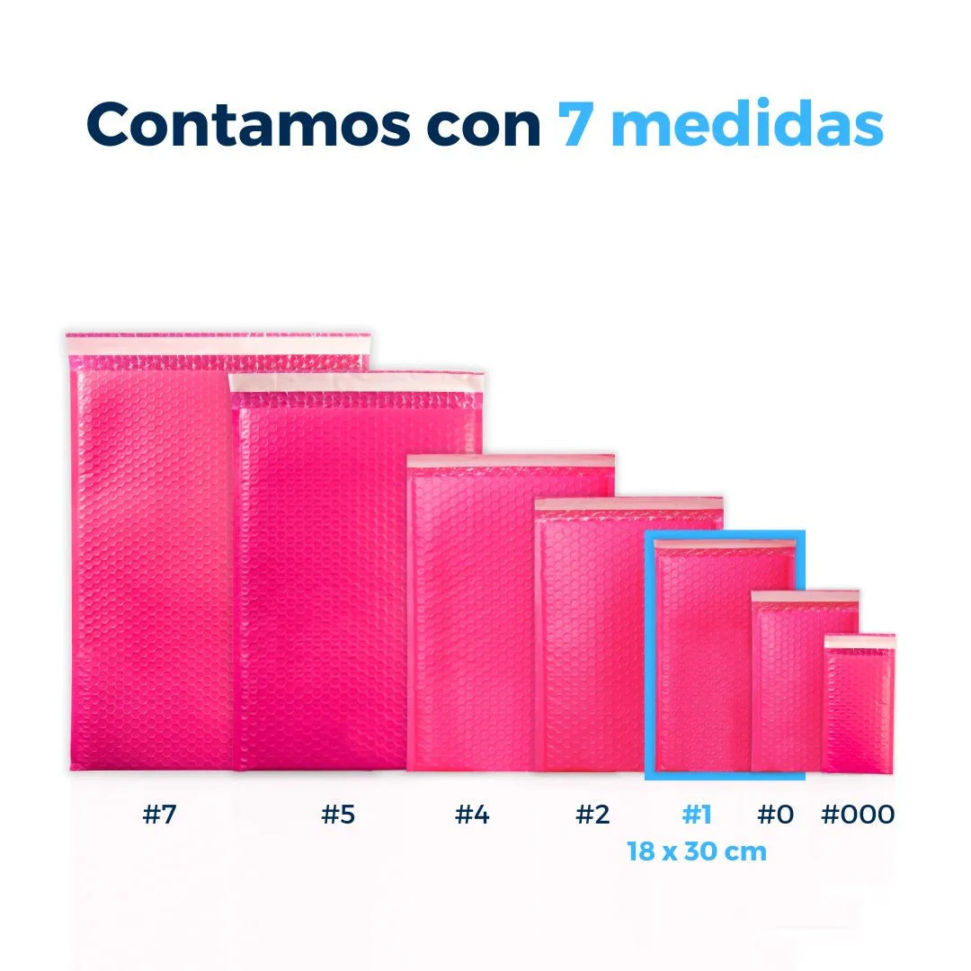 18 x 30 cm - #1 Pink Bubble Envelopes
