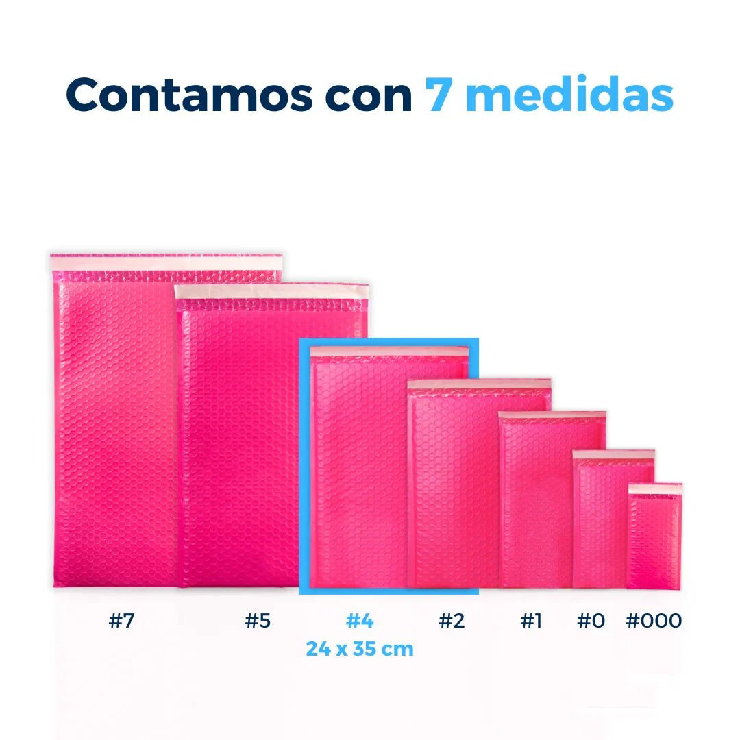 24 x 35 cm - #4 Pink Bubble Envelopes