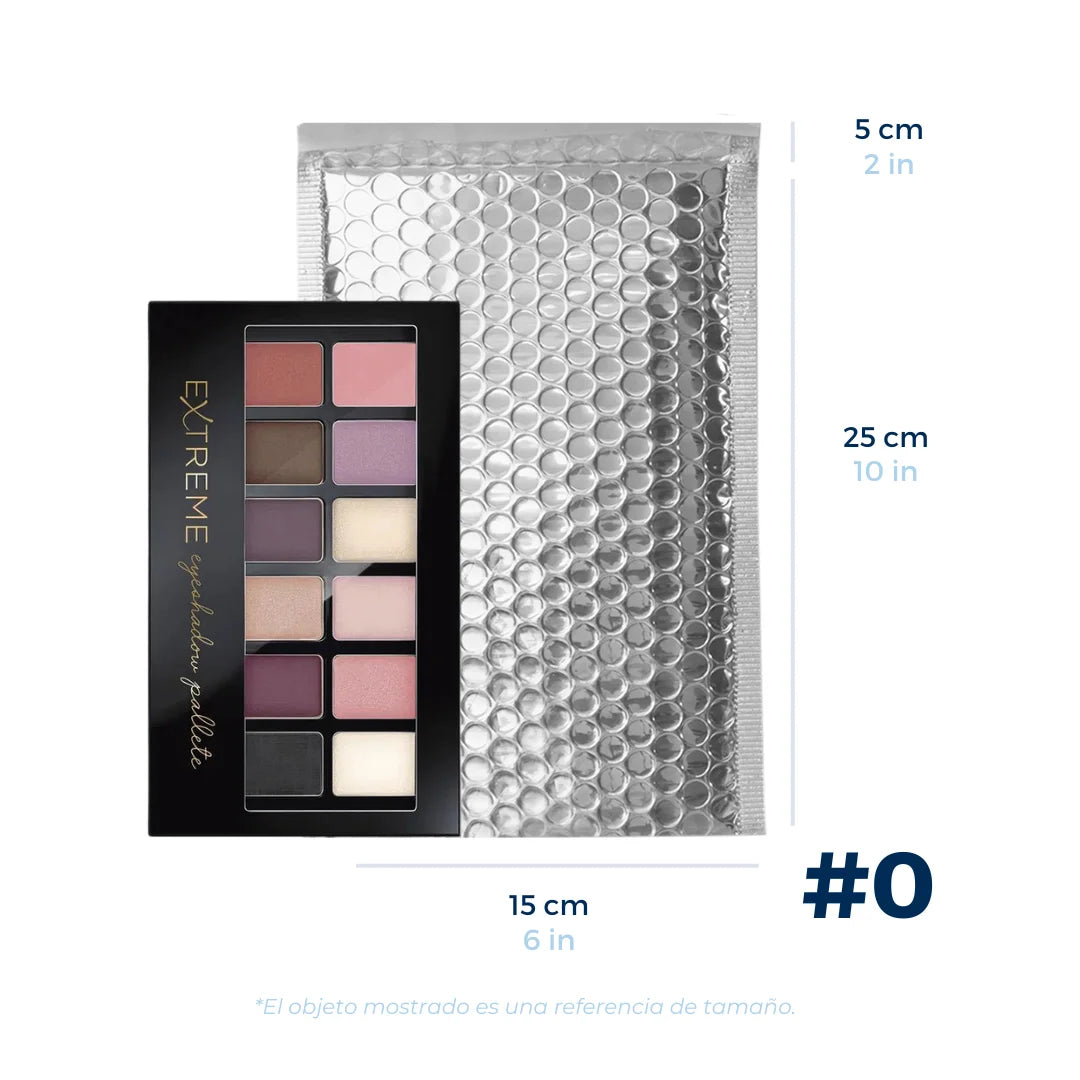 15 x 25 cm - #0 Silver Bubble Envelopes