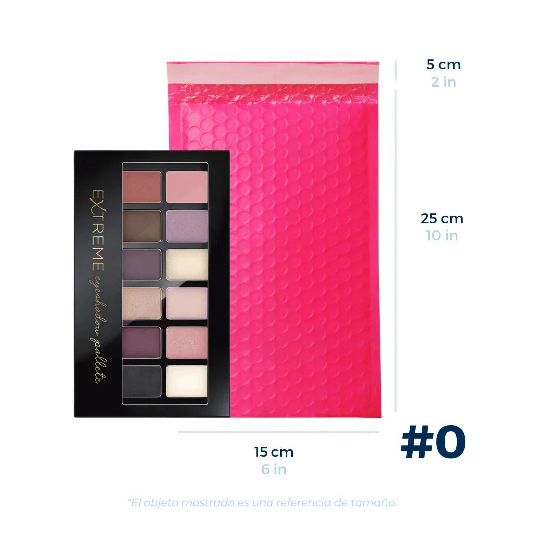 15 x 25 cm - #0 Pink Bubble Envelopes