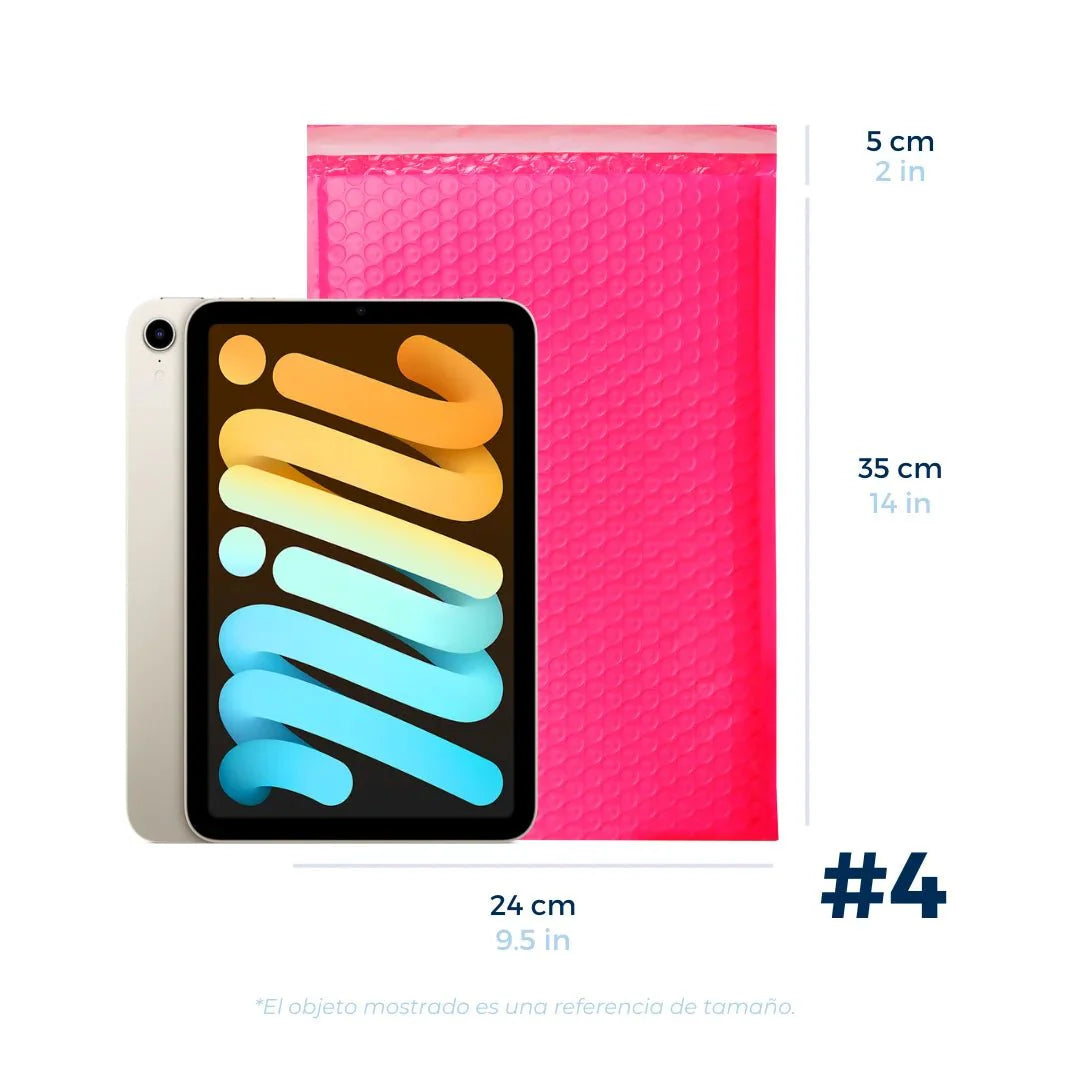 24 x 35 cm - #4 Pink Bubble Envelopes