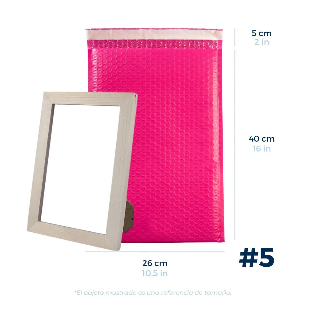 26 x 40 cm - #5 Pink Bubble Envelopes