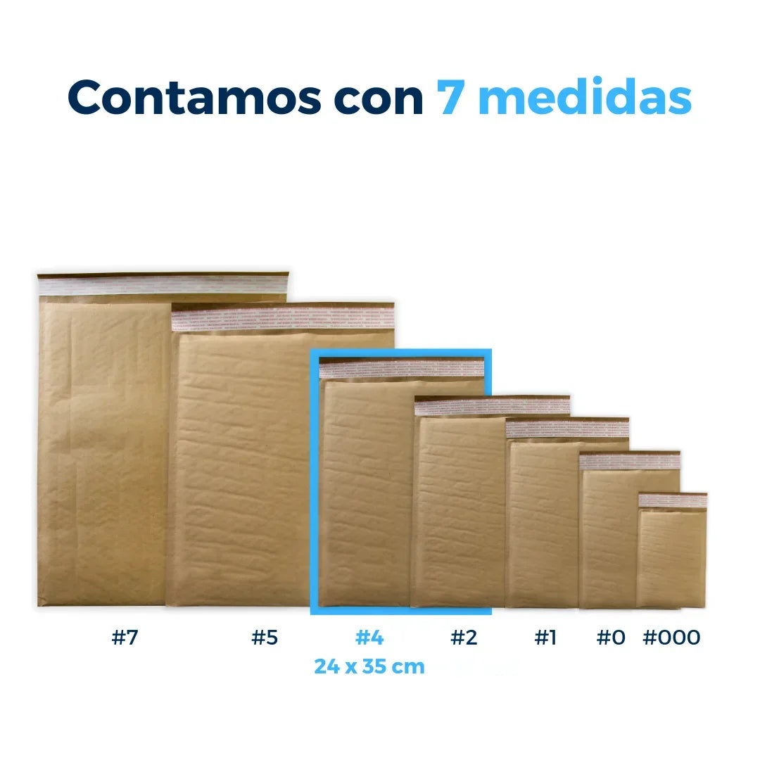 24 x 35 cm - #4 Kraft Bubble Envelopes
