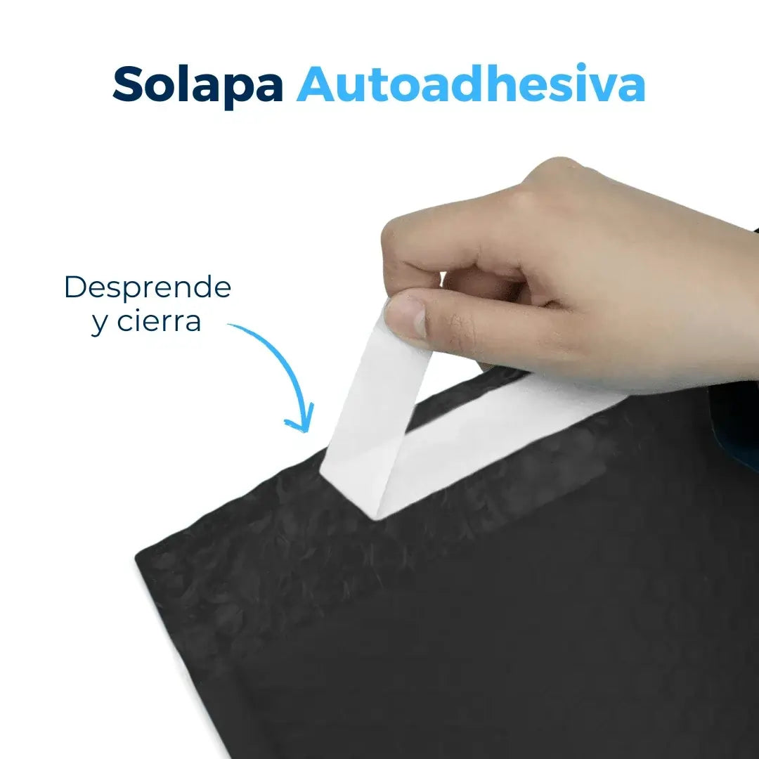 26 x 40 cm - Sobres de burbujas negros n.° 5