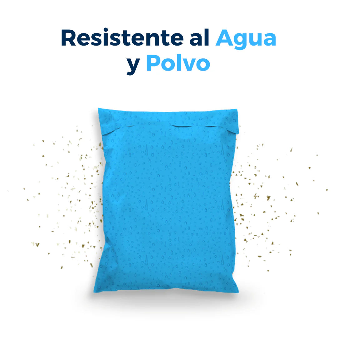 Bolsas de envío azules de 30 x 40 cm