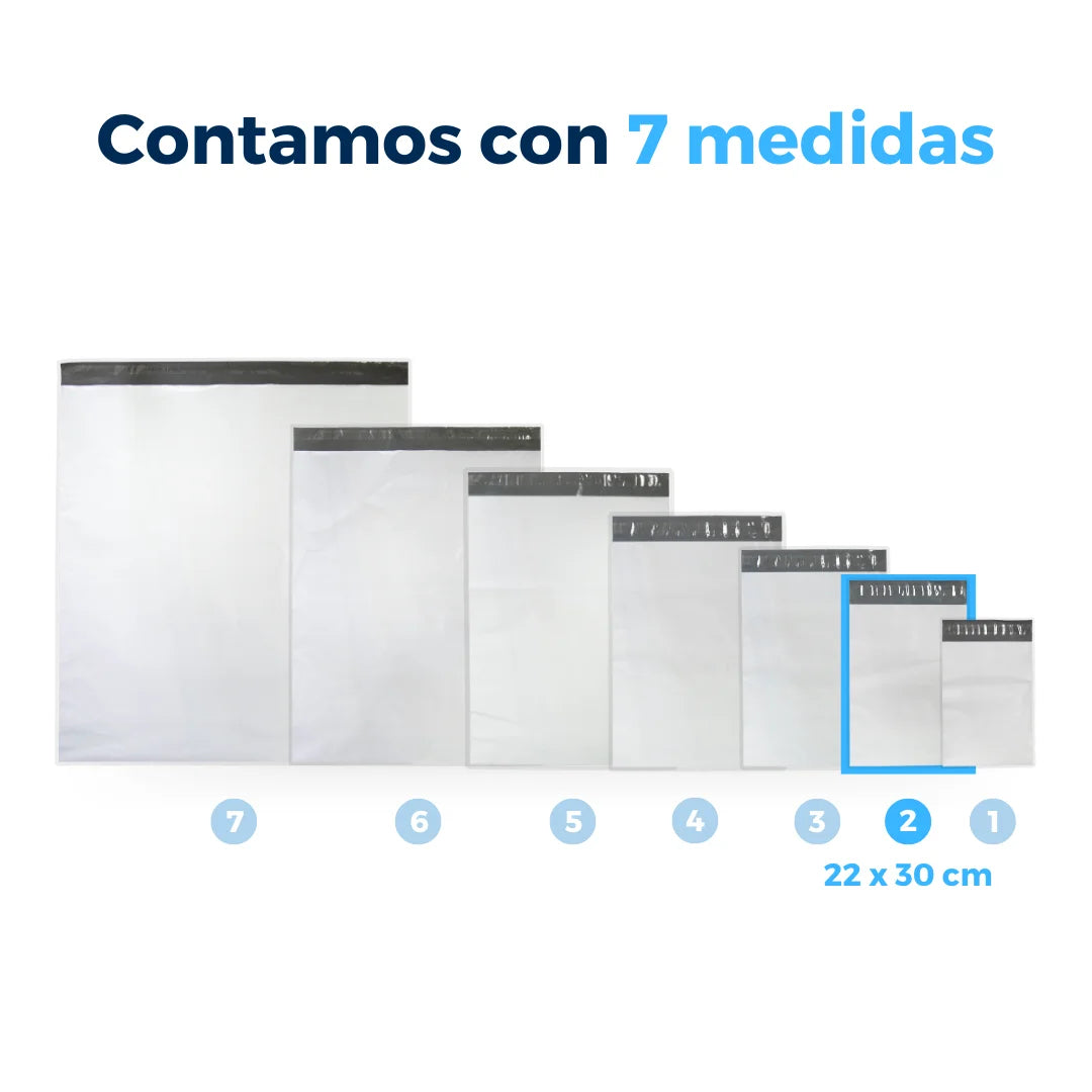 Bolsas de envío premium con soporte para guía (22 x 30 cm)