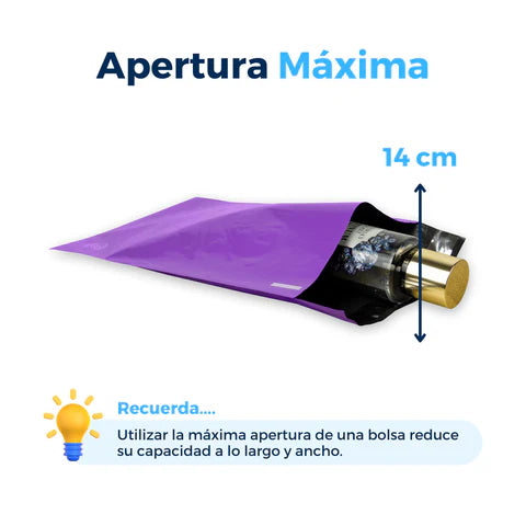 19 x 26 cm - Purple Shipping Bags