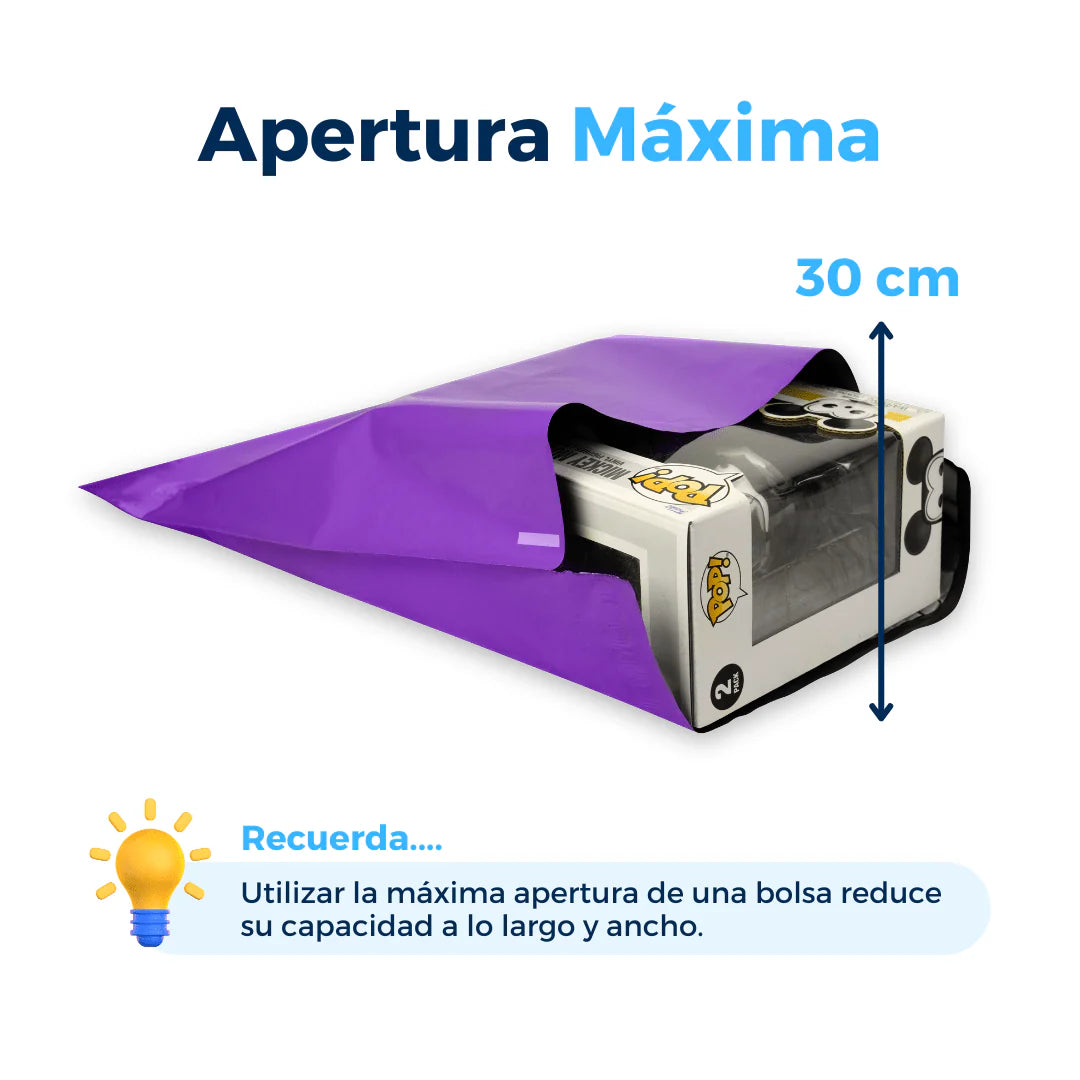 37 x 48 cm - Purple Shipping Bags