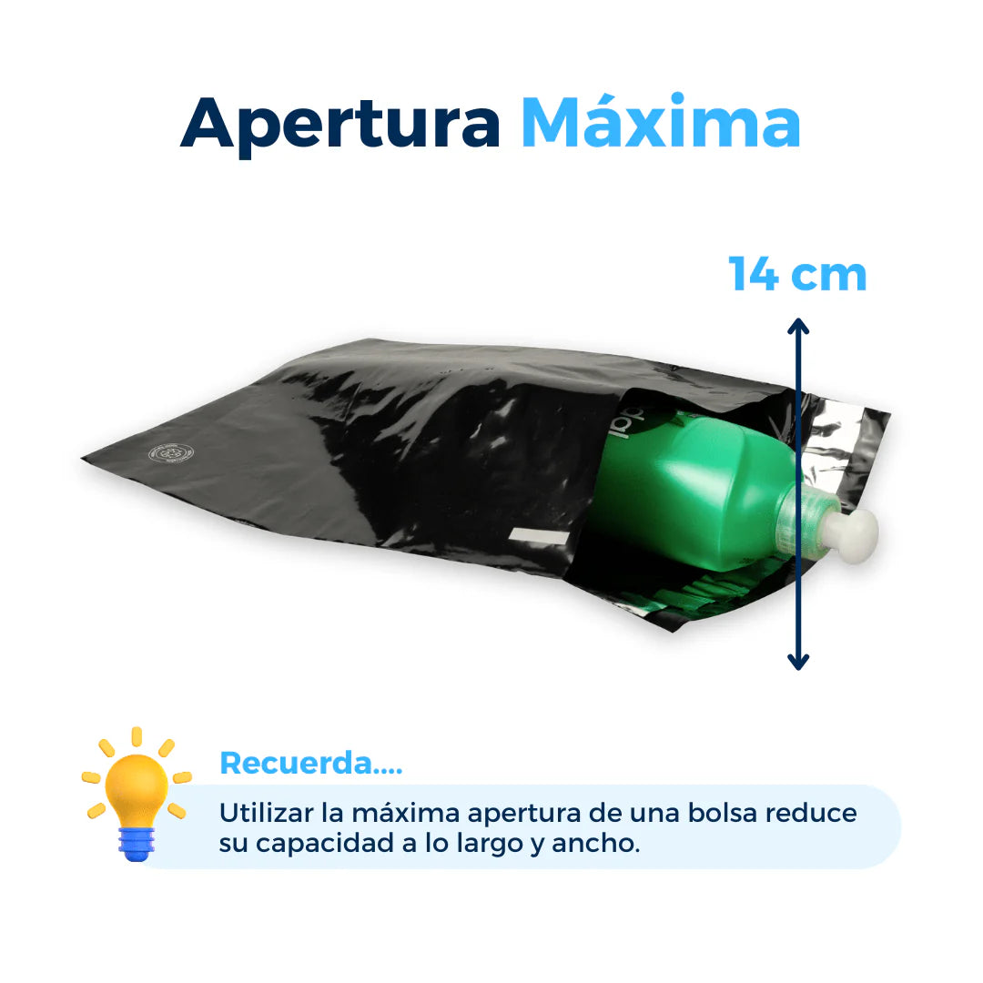 19 x 26 cm - Black Shipping Bags