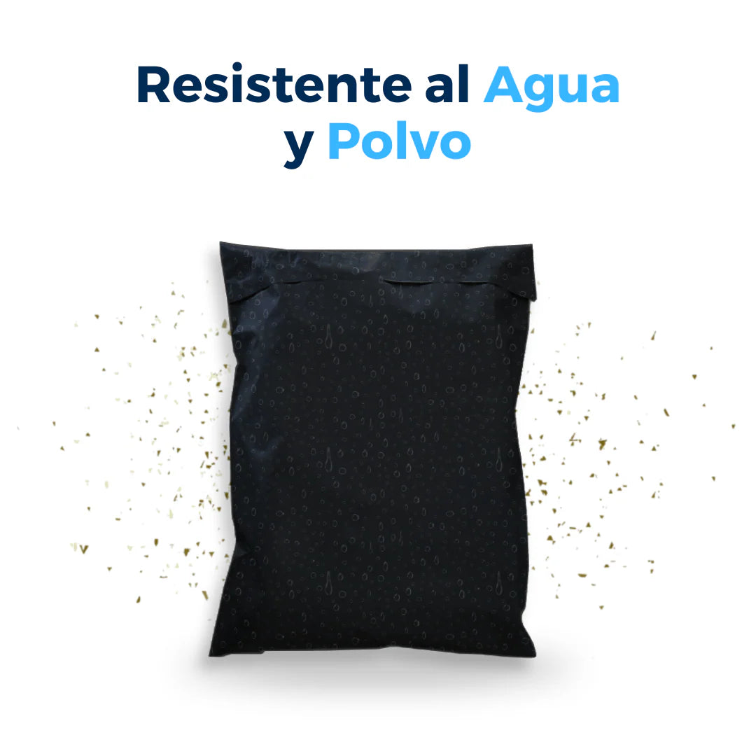 Bolsas de envío negras de 19 x 26 cm