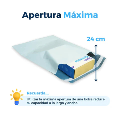 30 x 40 cm - Shipping Bags with Guide Holder Economic Line