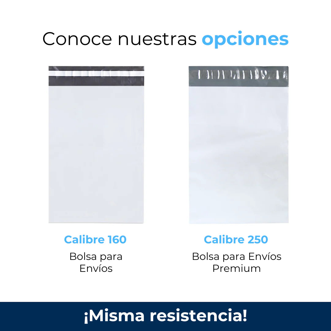 22 x 30 cm - Bolsas de envío básicas con soporte para guía