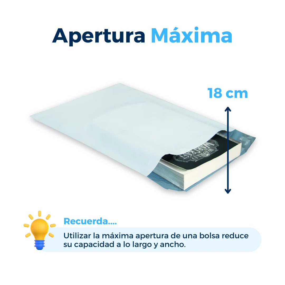 Bolsas de envío premium con soporte para guía (25 x 33 cm)