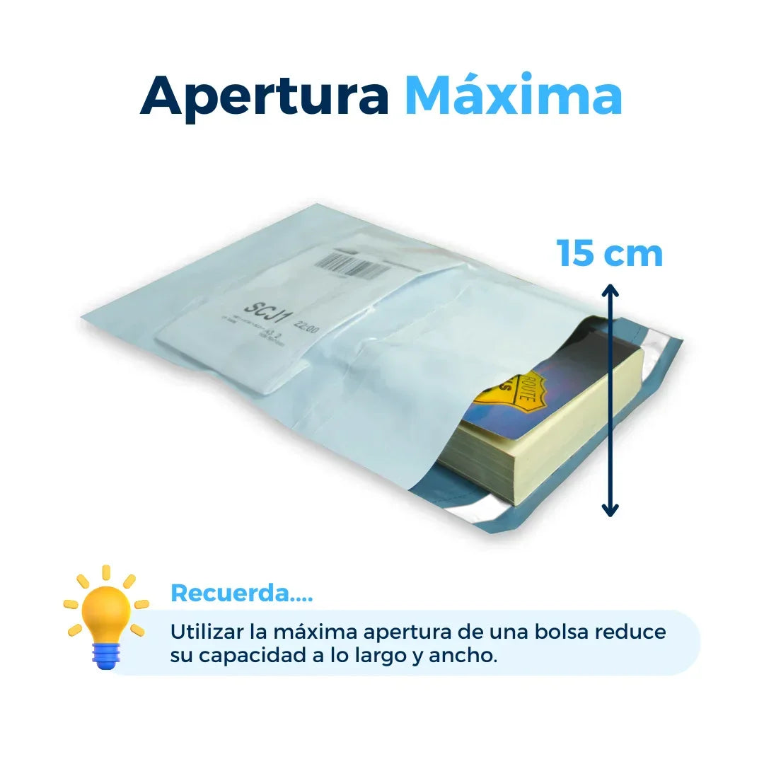 22 x 30 cm - Shipping Bags with Guide Holder Economic Line