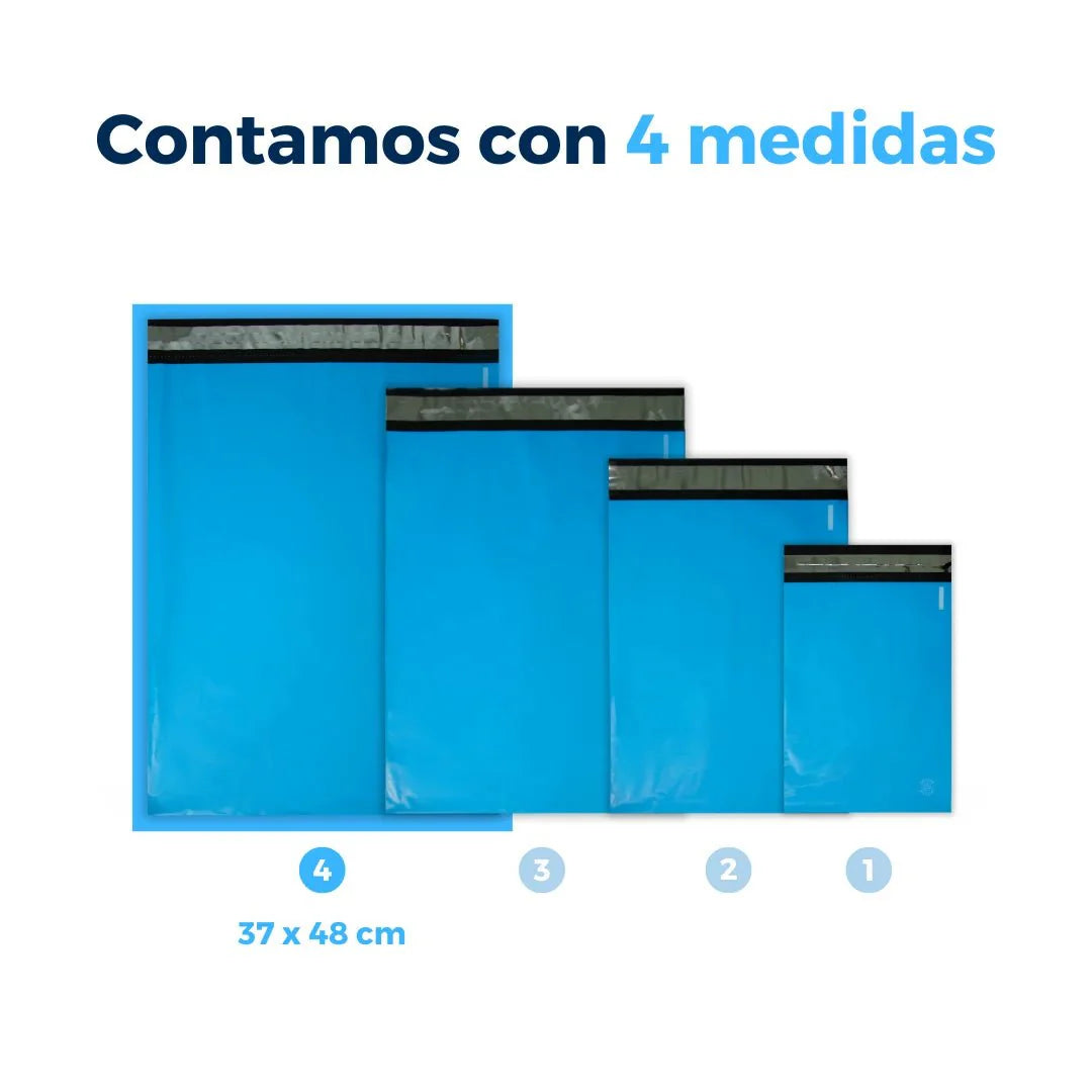 14.5 x 19 in - Blue Shipping Bags