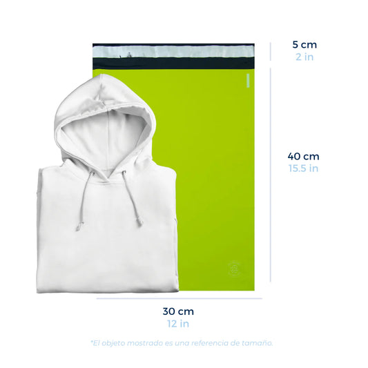 12 x 15.5 in - Green Shipping Bags | ProntoPack