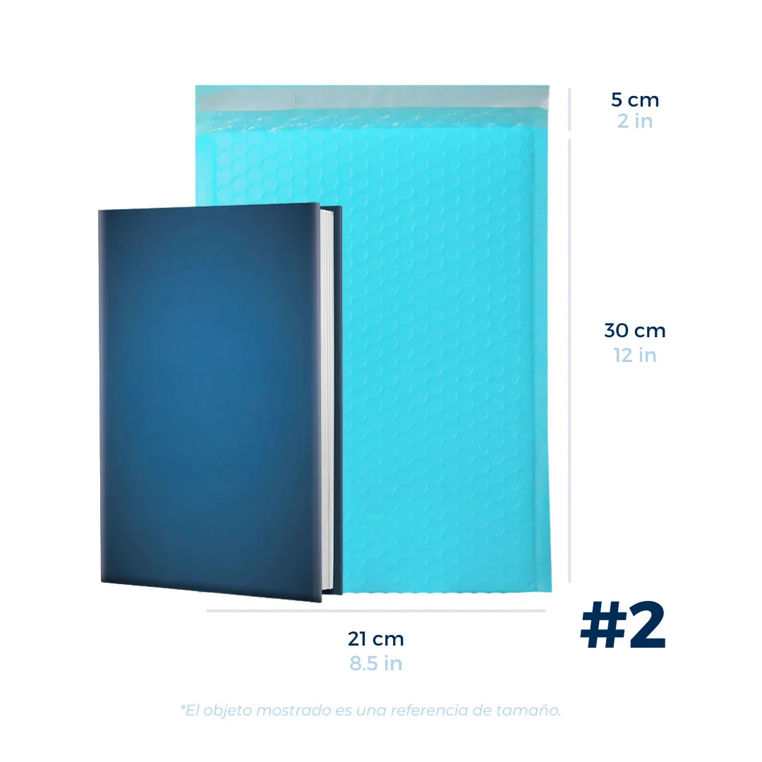 21 x 30 cm - #2 Blue Bubble Envelopes