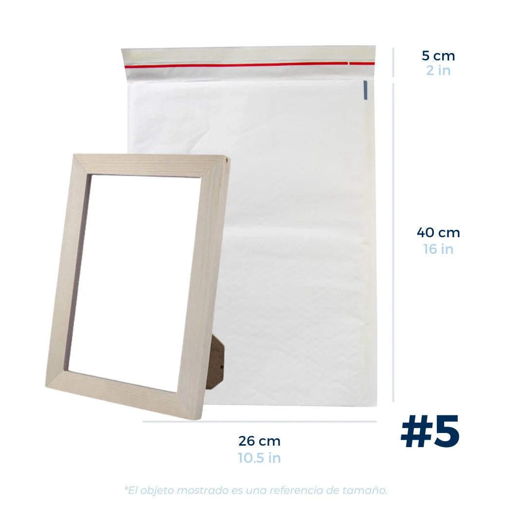 26 x 40 cm - #5 White Bubble Envelopes
