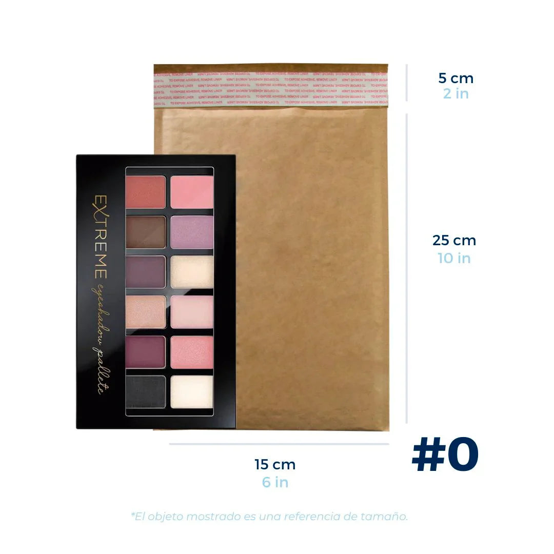 15 x 25 cm - #0 Kraft Bubble Envelopes