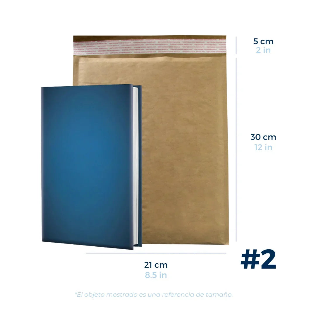 21 x 30 cm - #2 Kraft Bubble Envelopes