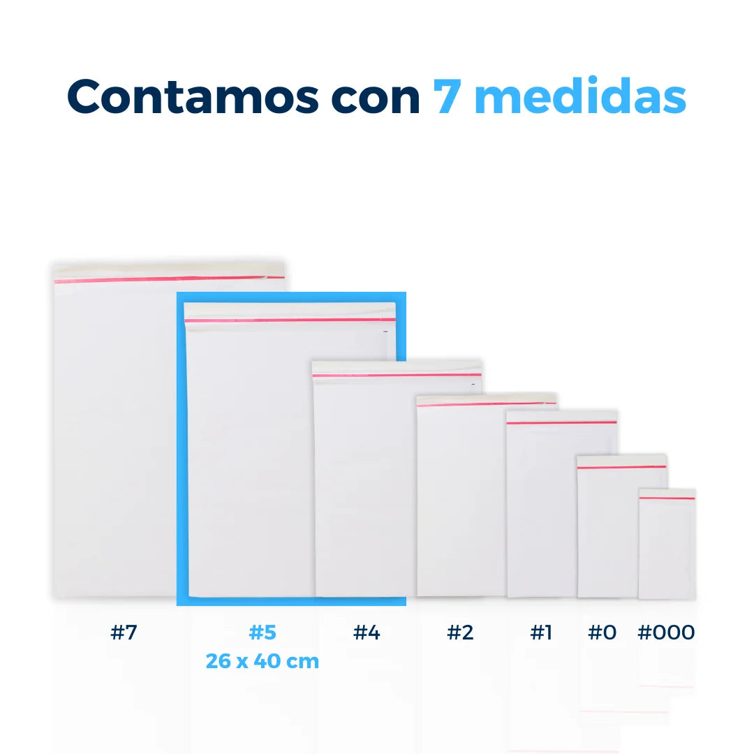 26 x 40 cm - #5 White Bubble Envelopes