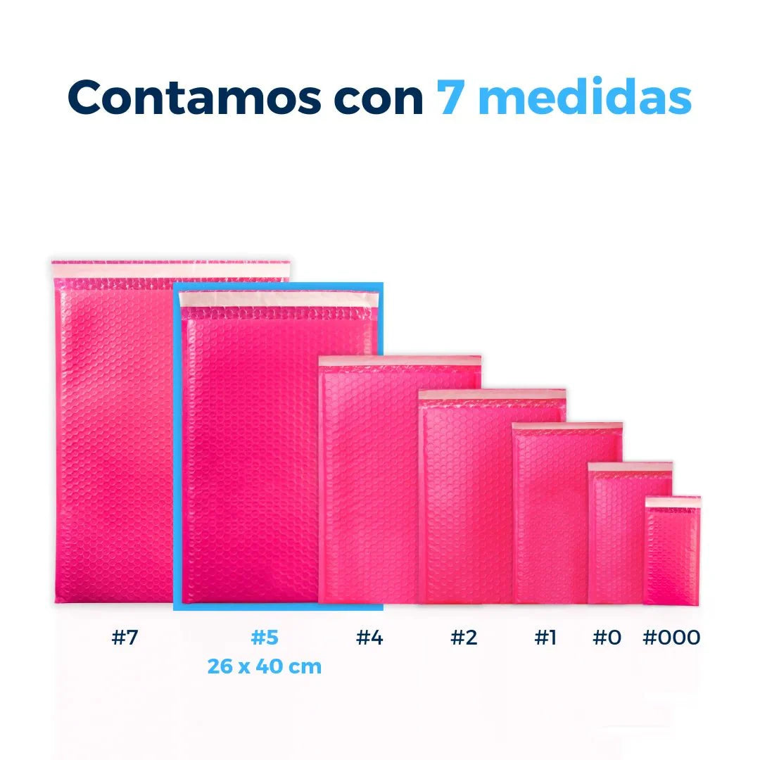 26 x 40 cm - #5 Pink Bubble Envelopes