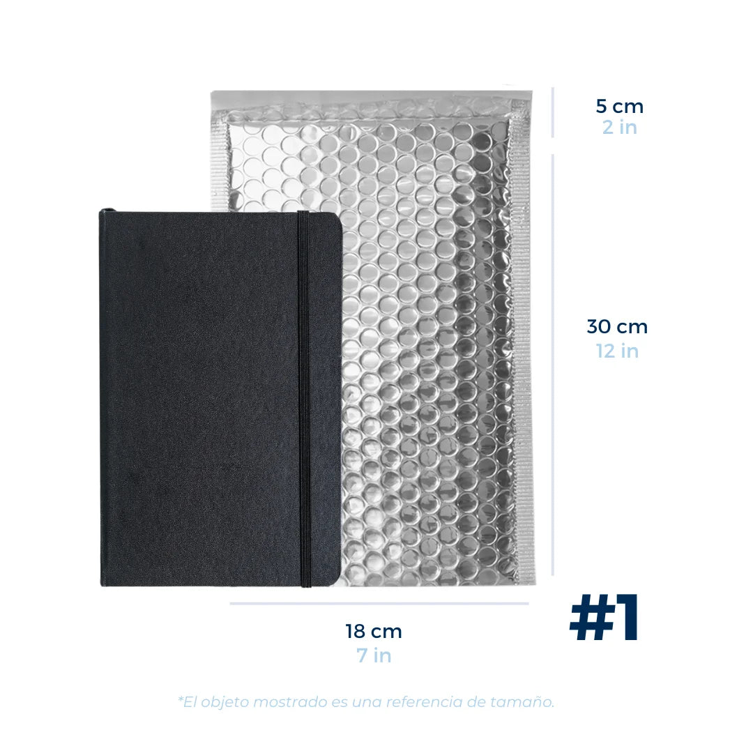 18 x 30 cm - #1 Silver Bubble Envelopes