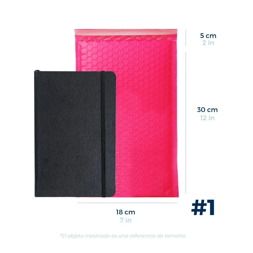 18 x 30 cm - #1 Pink Bubble Envelopes