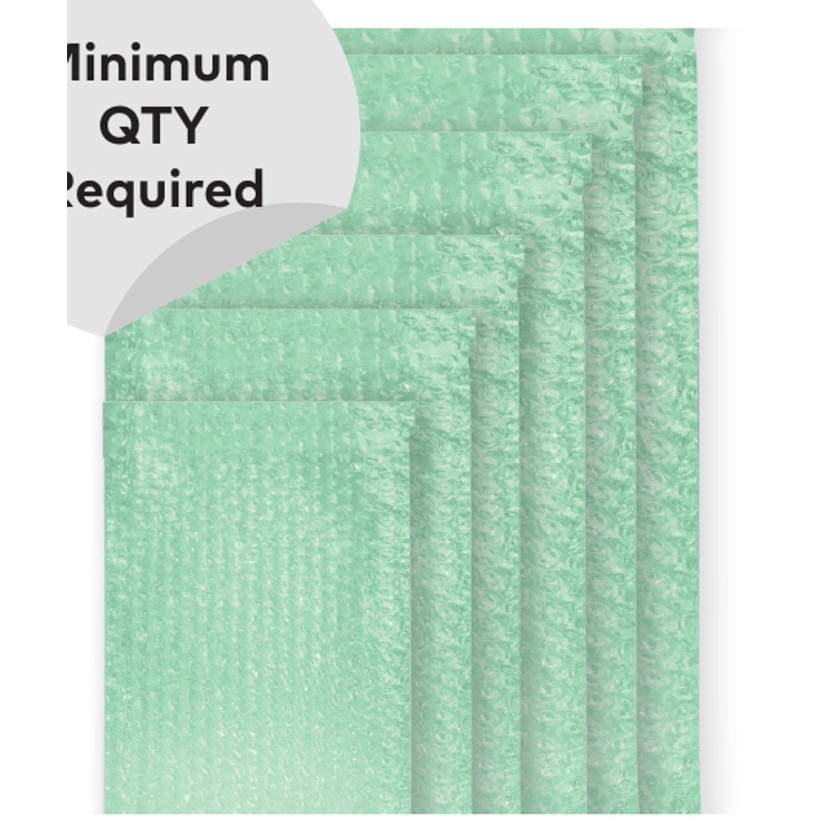 4 x 7.5 in - Bio Bubble Pouches (1100 Pack)