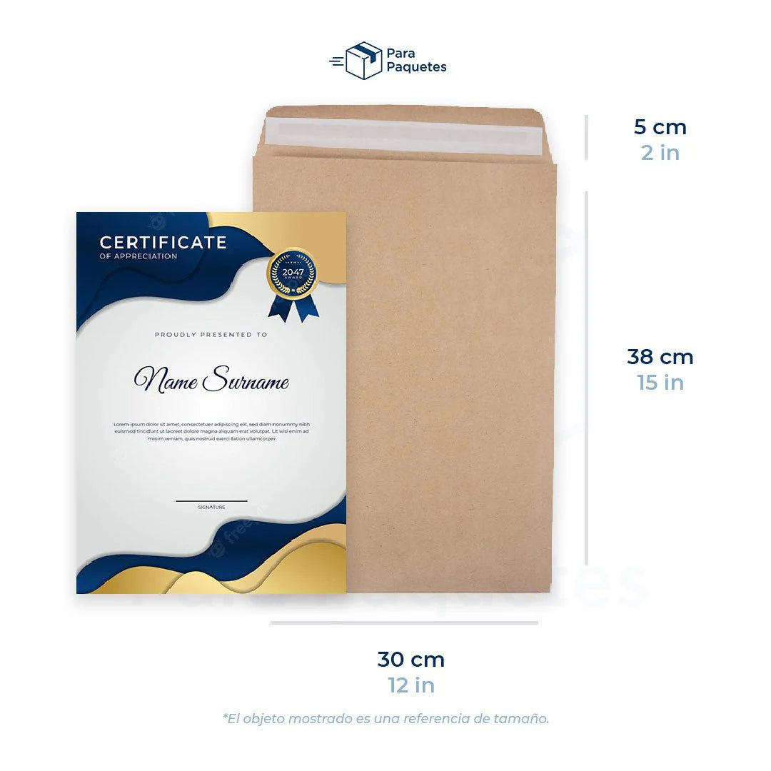 30 x 38 cm - #5 Gusseted Paper Shipping Bags